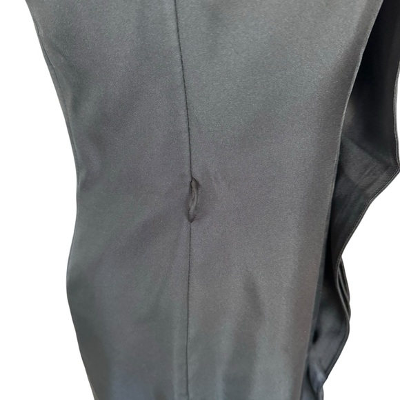 Zimmermann Black Strapless Silk Pleated Front Mini Dress Party Cocktail Sexy - Picture 7 of 13